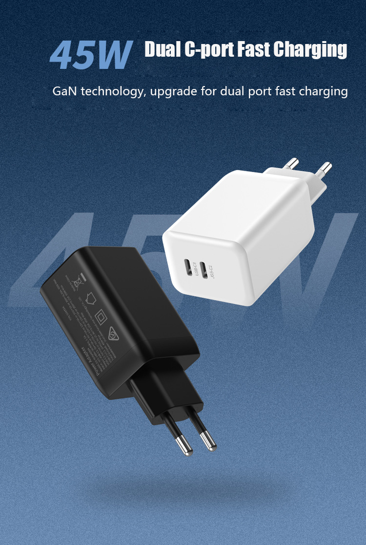 GS Certified DE German PD45W Fast Charger D1