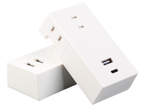 Safe Japan Power Plug Socket with 1 USB-A and 1 Type-C