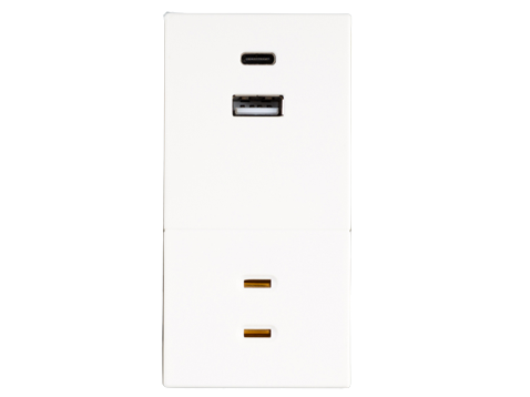 Пайвасткунаки васлаки сими барқии каммасраф бо USB-A ва Type-C