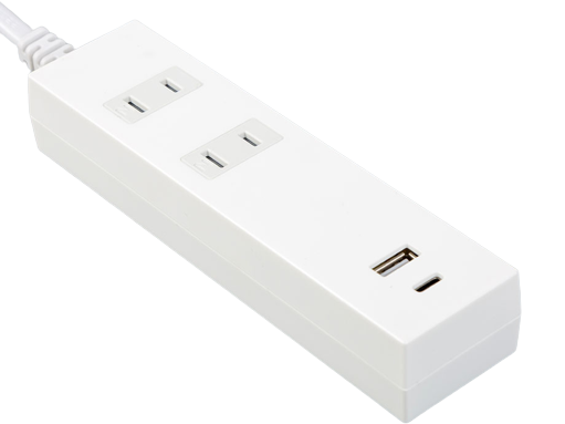 Desktop Extension Cord Power Strip with USB Outlets