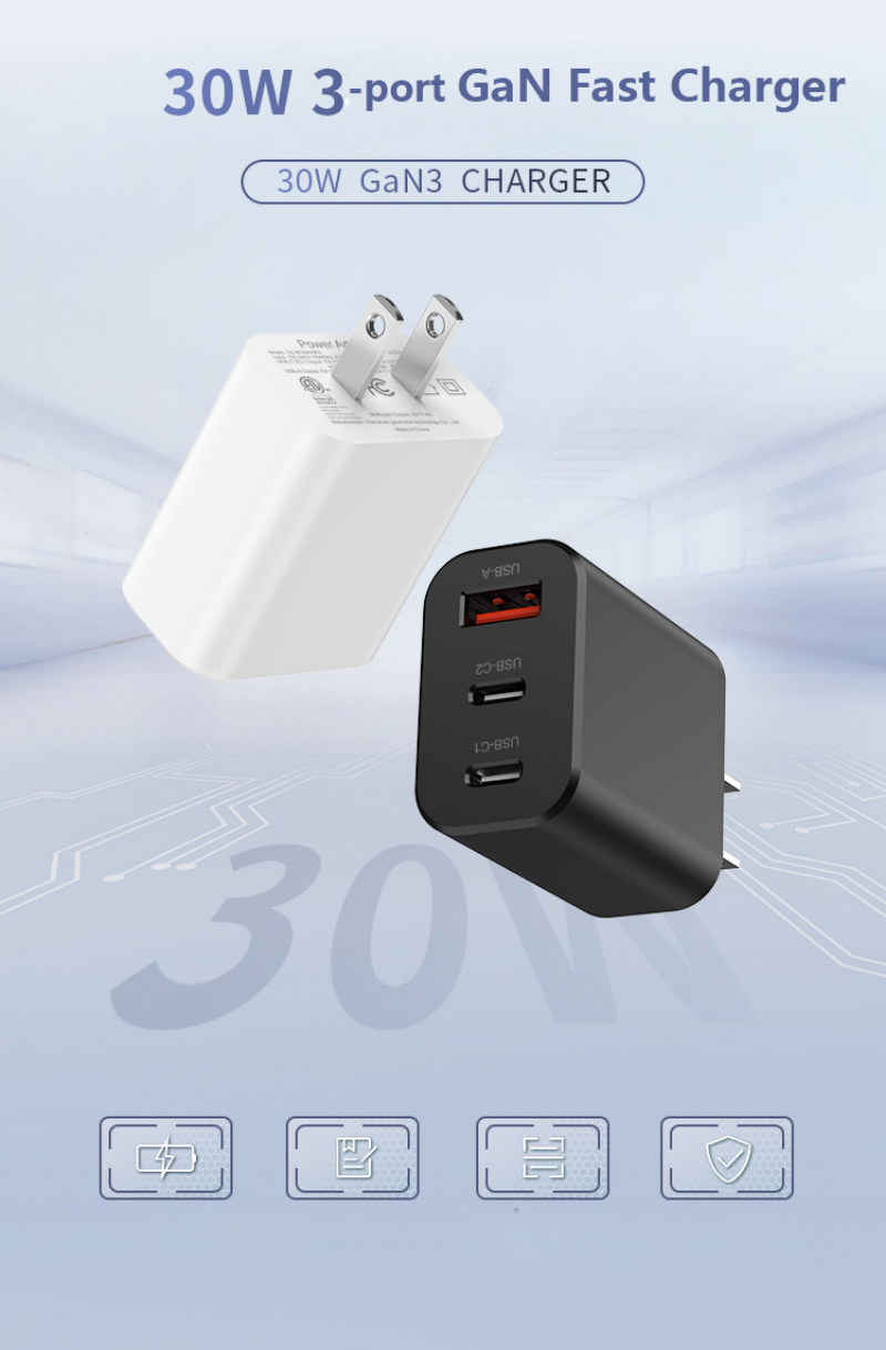 Ταϊβάν BSMI PD30W GaN Fast Charger D1